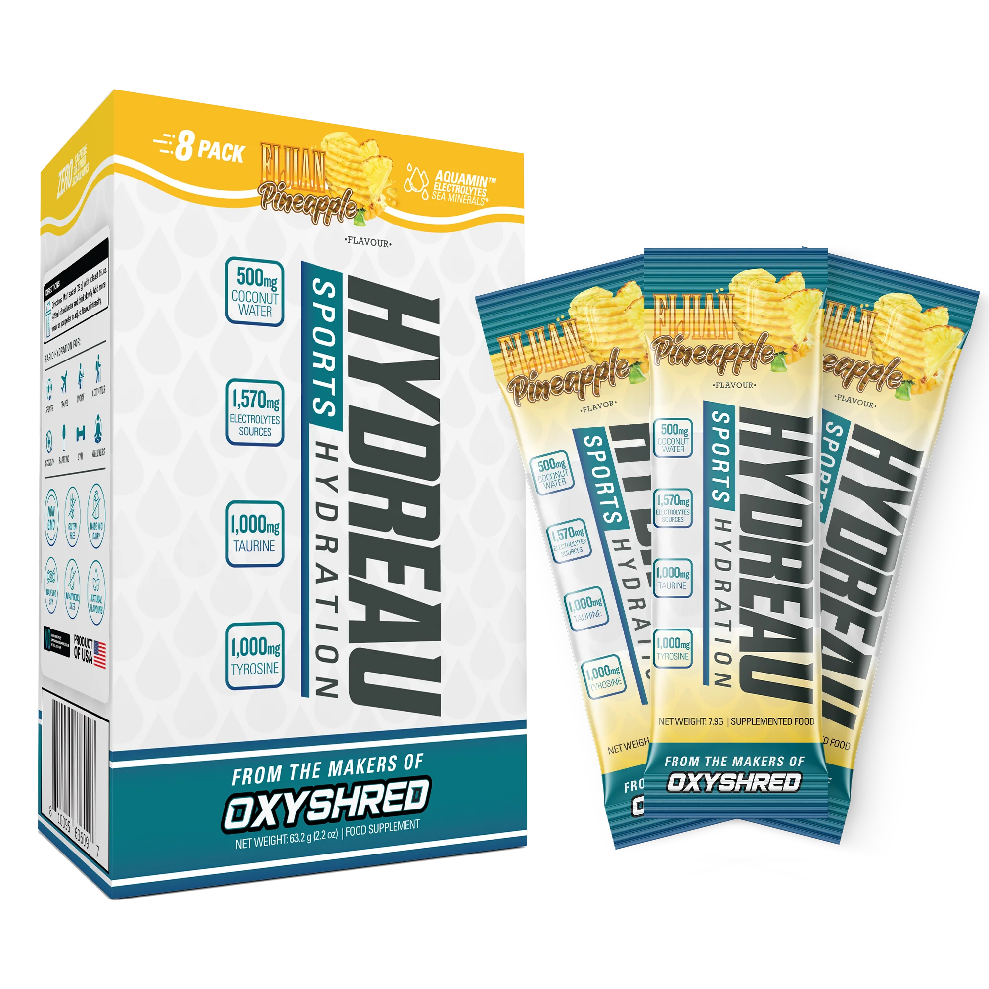HYDREAU - Sports Hydration Stick Pack (8)