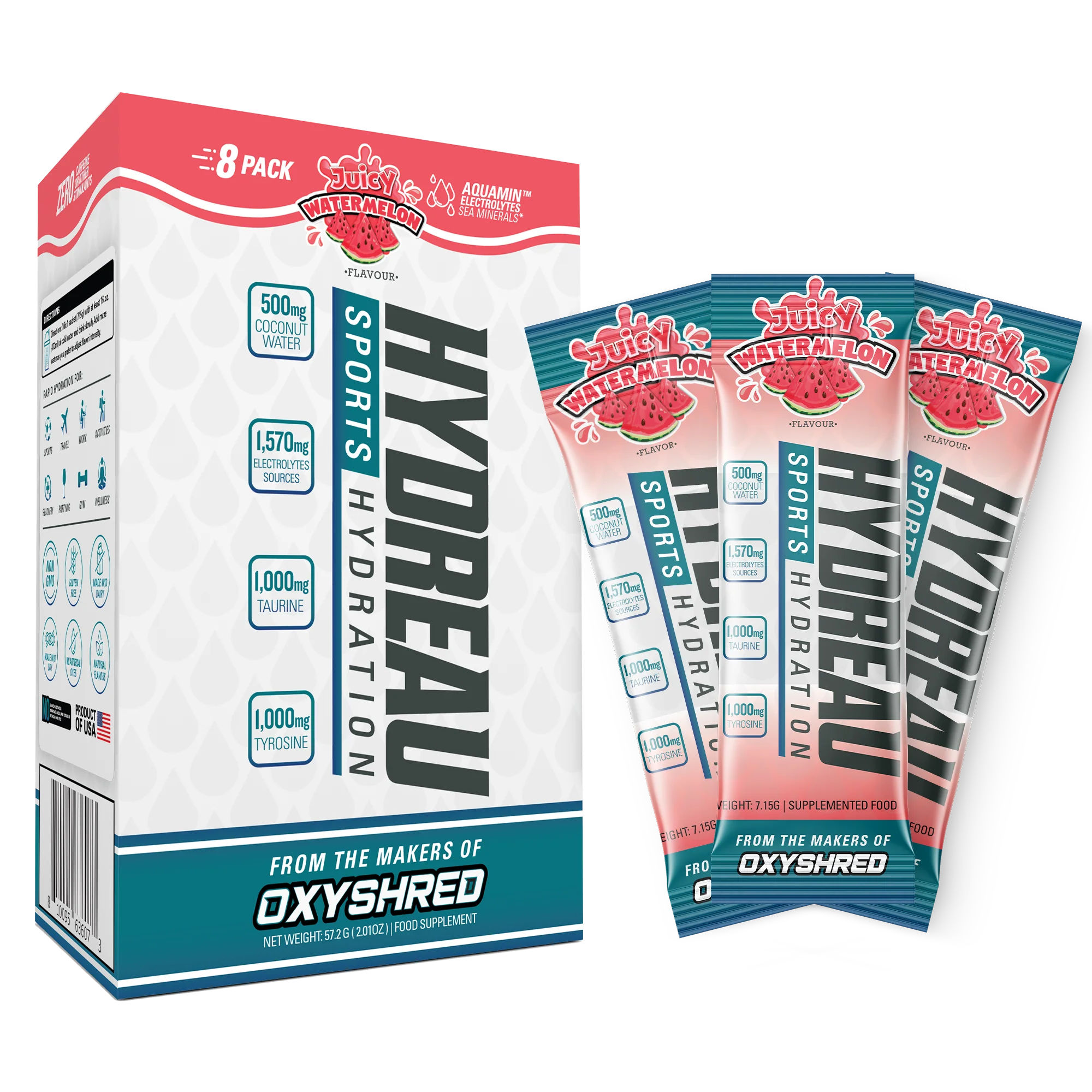 HYDREAU - Sports Hydration Stick Pack (8) - Image 2